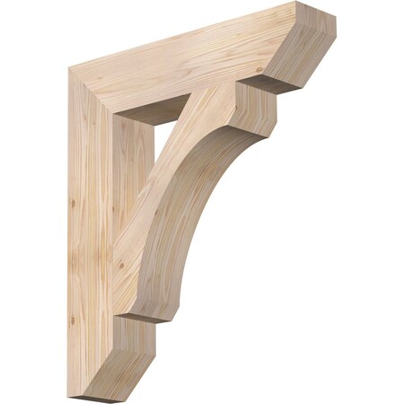 Ekena Millwork Legacy Slat Smooth Bracket, Douglas Fir, 5 1/2"W x 26"D x 30"H BKT06X26X30LEC06SDF